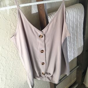 Gray camisole